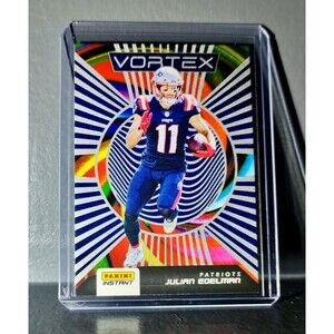 Julian Edelman 2020 Panini NFL Instant Vortex #22 Football Card 1/935